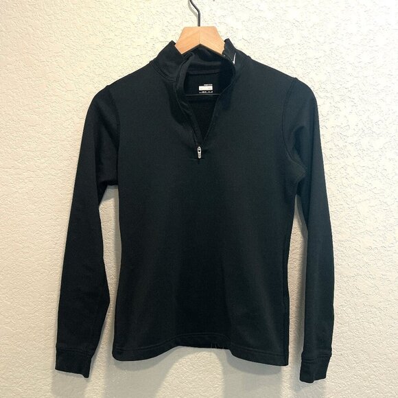 Nike Fit Dry Black Golf Athletic Pullover Size Medium 8-10 - Picture 1 of 5